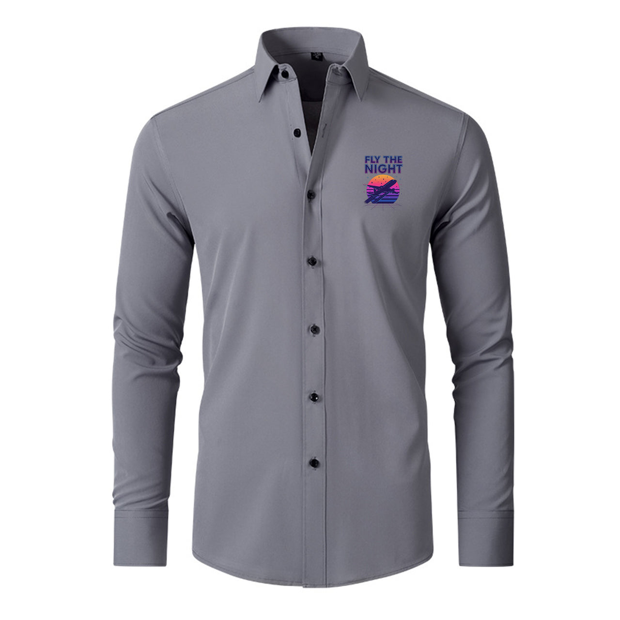 Fly The Night Designed Long Sleeve Shirts