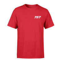 Thumbnail for 757 Flat Text Designed Men T-Shirt
