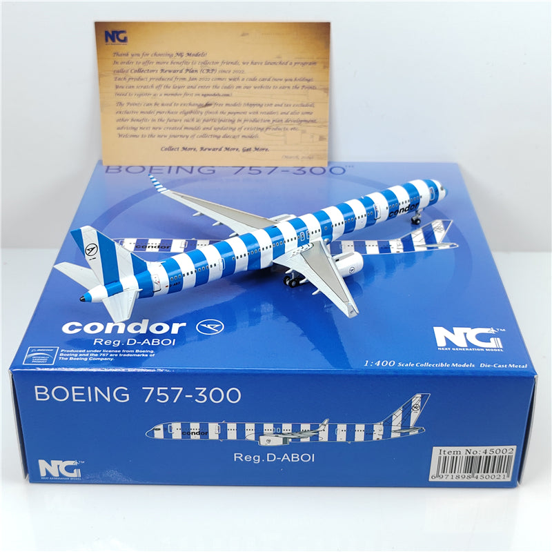 Condor Airlines Boeing B757-300 D-ABOI Airplane Model (1:400 Scale)
