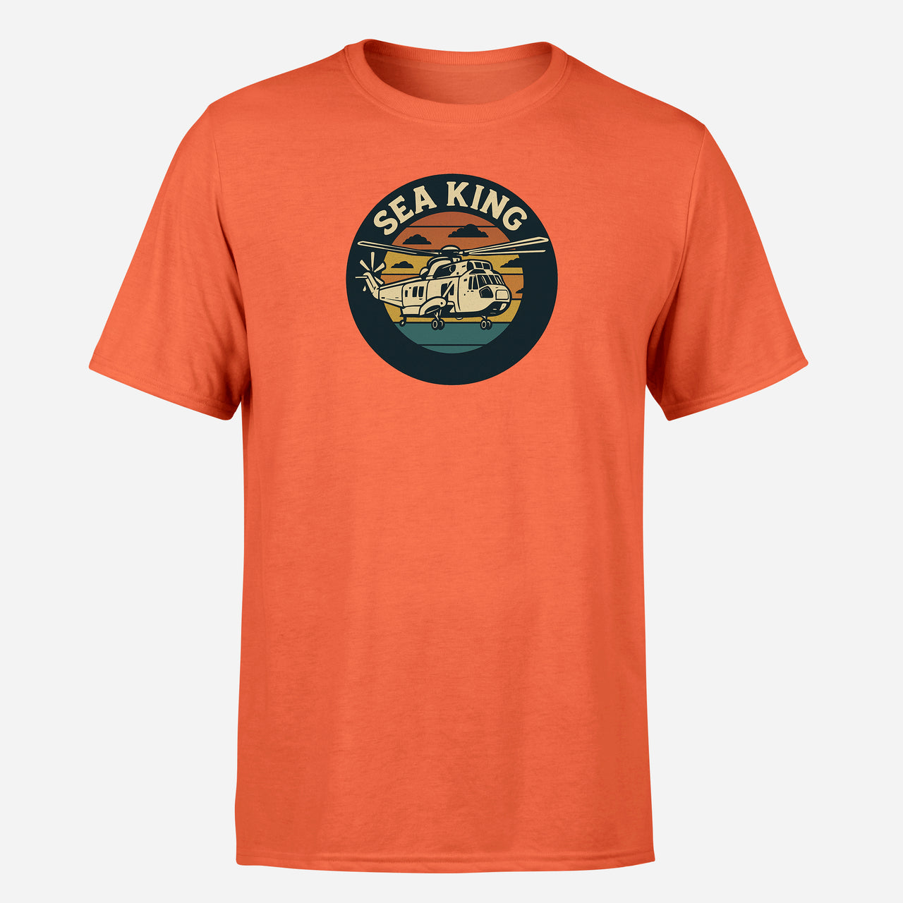 Sea King Helicopter Design Super Quality T-Shirts