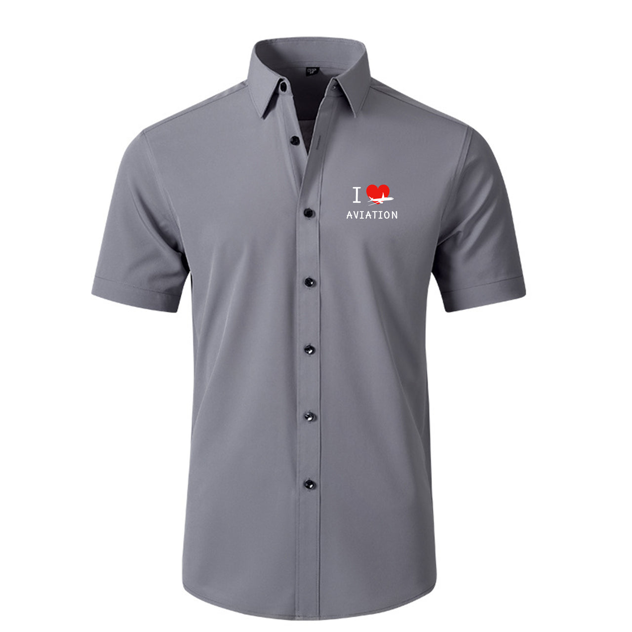 I Love Aviation Designed Short Sleeve Shirts