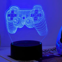 Thumbnail for Powered Modern Game Controller 3D Designed Night Lamp