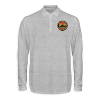 Thumbnail for Retro Apache AH-64 Designed Long Sleeve Polo T-Shirts