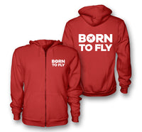 Thumbnail for Born To Fly Special Designed Zipped Hoodies