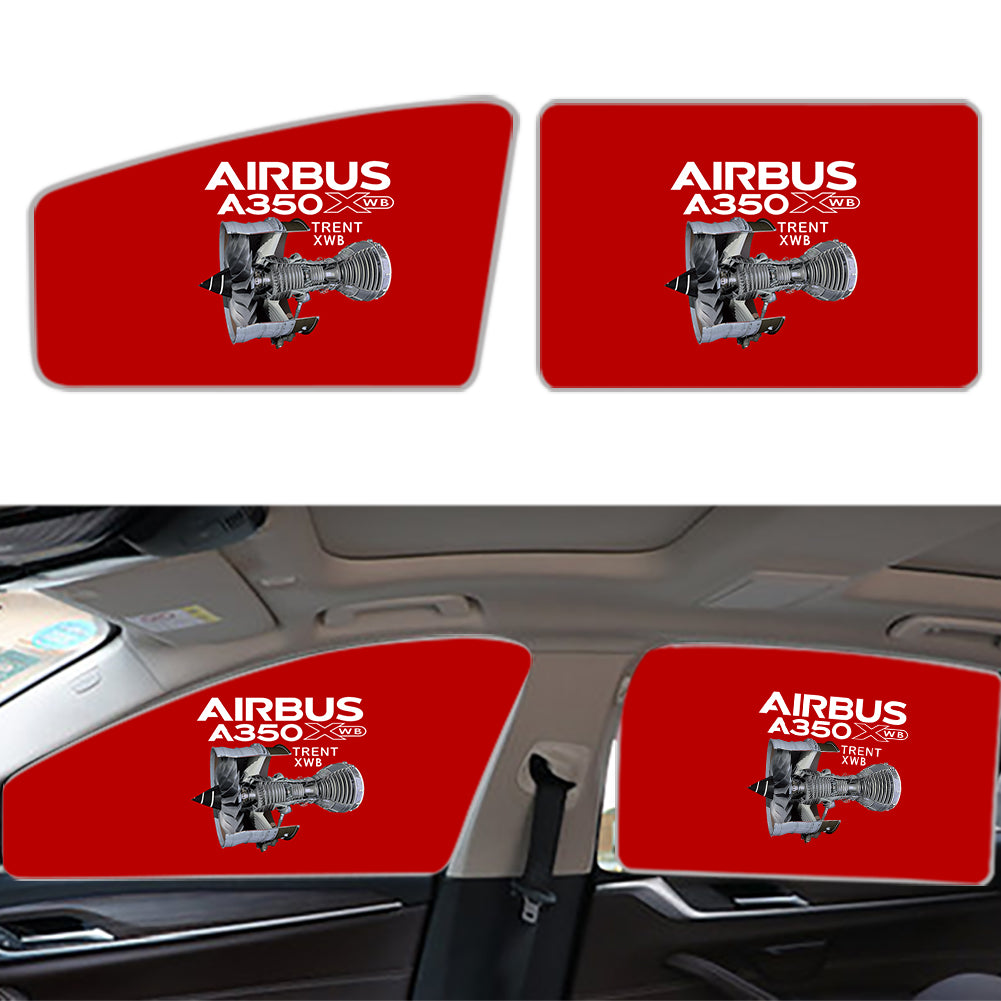 Airbus A350 & Trent Wxb Engine Designed Car Sun Shade (Side window)