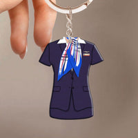 Thumbnail for American Airlines Uniform Acrylic Keychain