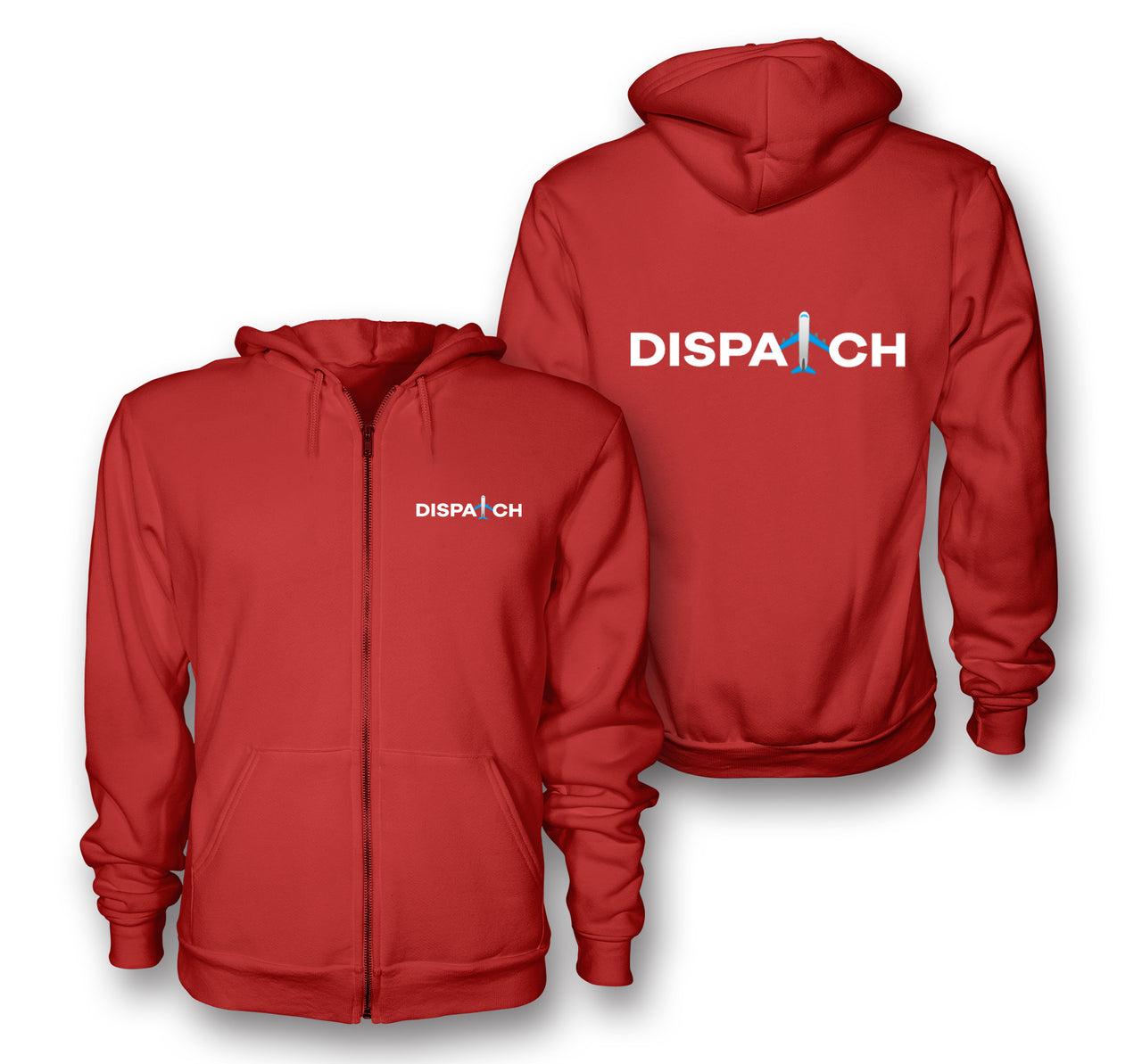 Dispatch Designed Zipped Hoodies