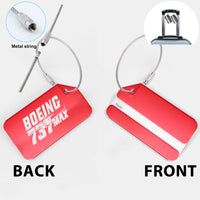 Thumbnail for Amazing 737 Max Designed Fashion Metal Luggage Tags