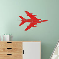 Thumbnail for Detailed Superjet from Above Designed Wall Sticker