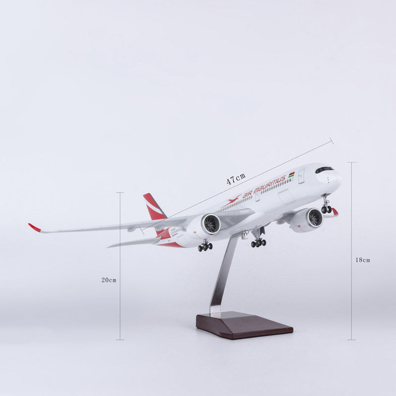 Air Mauritius Airbus A350 Airplane Model (1/142 Scale)