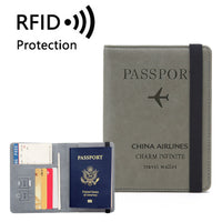 Thumbnail for China Airlines Designed Passport Cover Travel Wallet Passport Holder