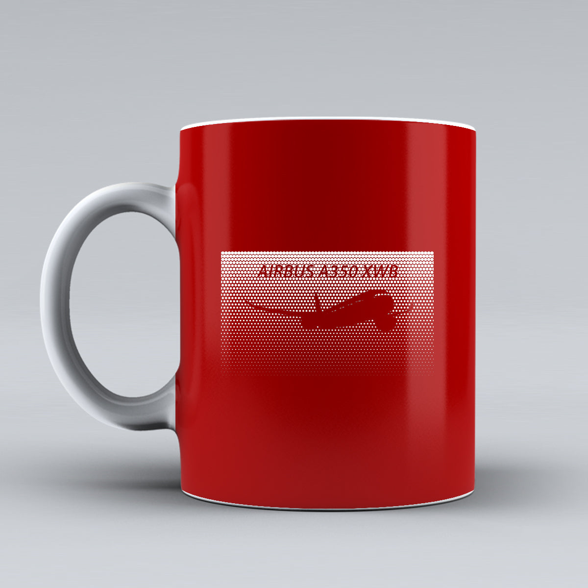 Airbus A350XWB & Dots Designed Ceramic White Mugs
