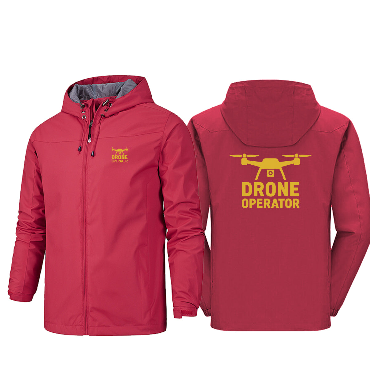 Drone Operator Designed Rain Jackets & Windbreakers