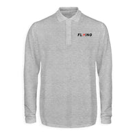 Thumbnail for Flying Designed Long Sleeve Polo T-Shirts