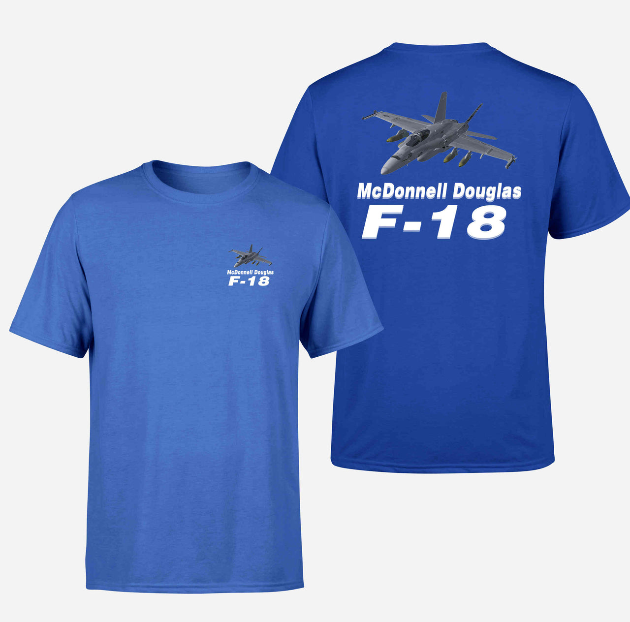 The McDonnell Douglas F18 Designed Double-Side T-Shirts