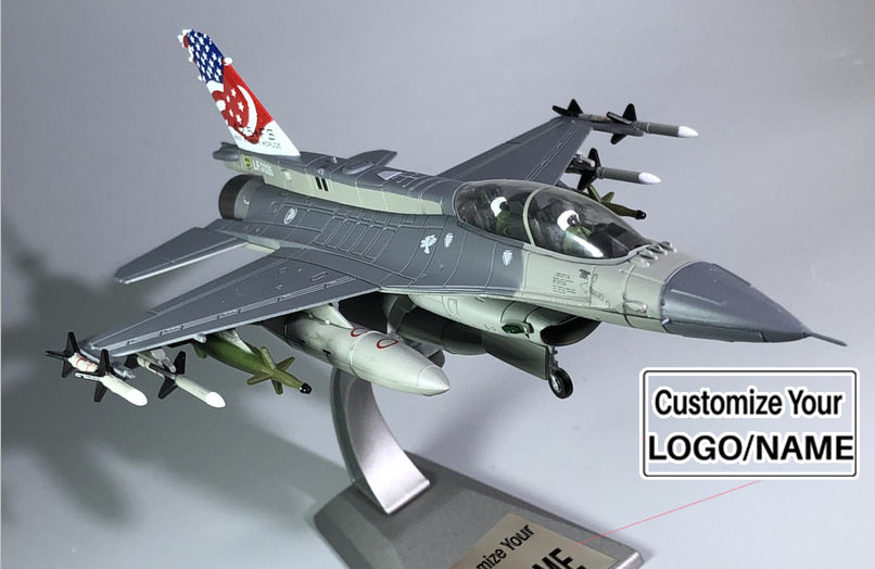 1/72 Scale RSAF F-16D Fighting Falcon Fighter Airplane Model