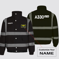 Thumbnail for A330neo & Text Designed Reflective Winter Jackets