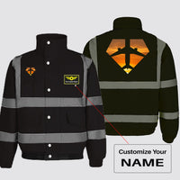 Thumbnail for Supermen of The Skies (Sunset) Designed Reflective Winter Jackets