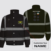 Thumbnail for Pilot's 6 Pack Designed Reflective Winter Jackets