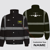 Thumbnail for Airbus A400M Silhouette Designed Reflective Winter Jackets