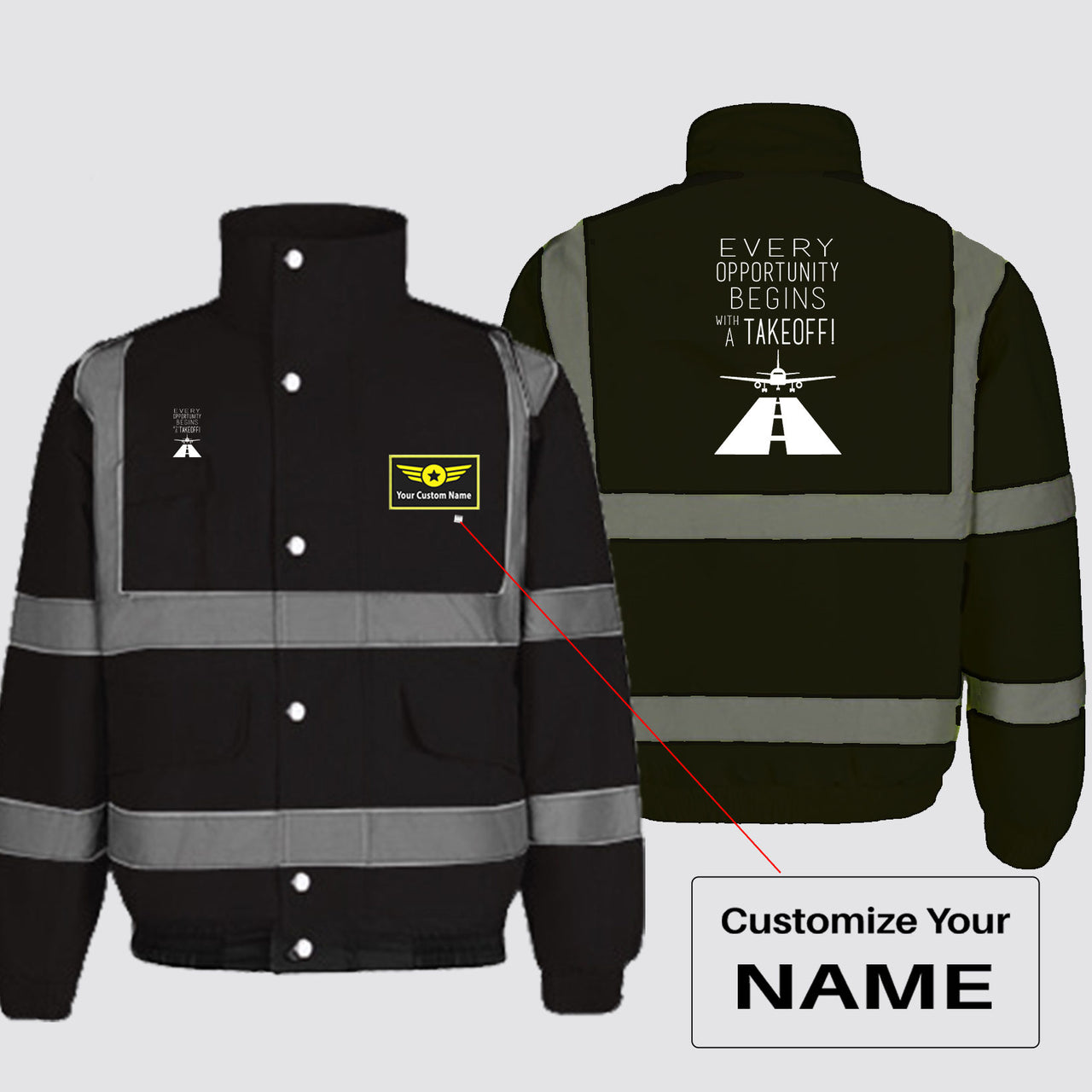 Every Opportunity Designed Reflective Winter Jackets