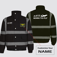Thumbnail for Born To Fly Designed Reflective Winter Jackets