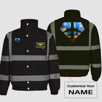 Thumbnail for Supermen of The Skies (Sunrise) Designed Reflective Winter Jackets