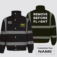 Thumbnail for Remove Before Flight Designed Reflective Winter Jackets