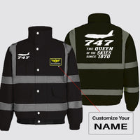 Thumbnail for Boeing 747 - Queen of the Skies (2) Designed Reflective Winter Jackets
