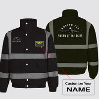 Thumbnail for Boeing 747 Queen of the Skies Designed Reflective Winter Jackets