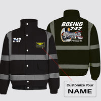 Thumbnail for Boeing 747 & PW4000-94 Engine Designed Reflective Winter Jackets