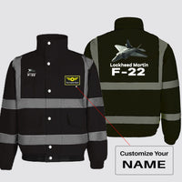 Thumbnail for The Lockheed Martin F22 Designed Reflective Winter Jackets