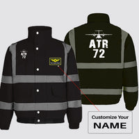 Thumbnail for ATR-72 & Plane Designed Reflective Winter Jackets
