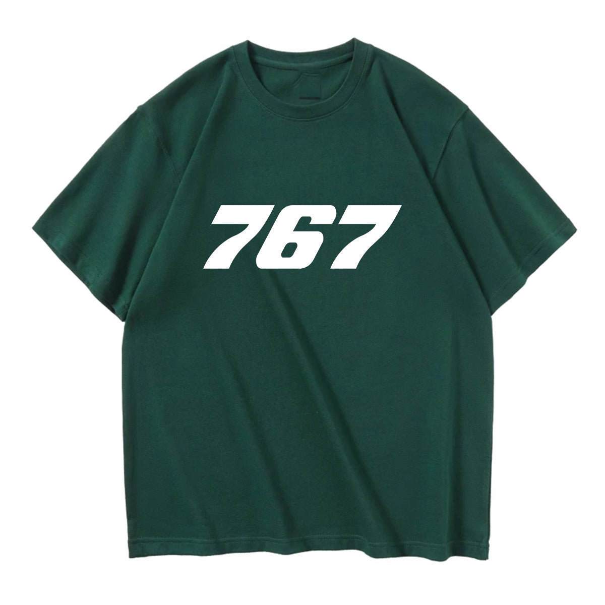 767 Flat Text Designed Relax Fit T-Shirts