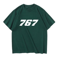 Thumbnail for 767 Flat Text Designed Relax Fit T-Shirts
