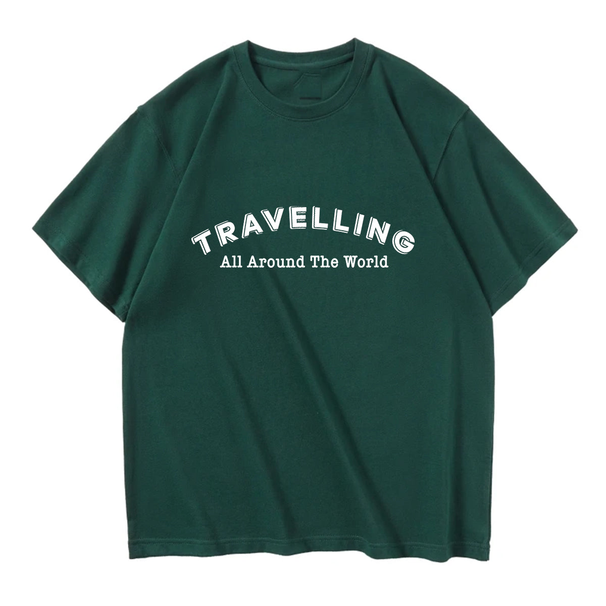 Travelling All Around The World Designed Relax Fit T-Shirts