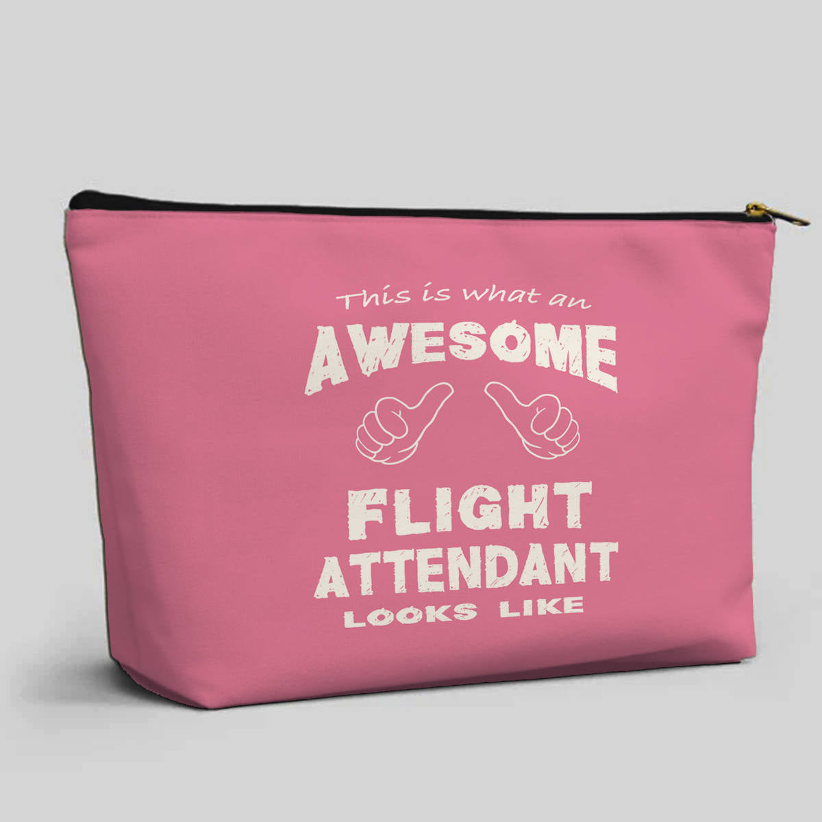 Flight Attendant Designed Zipper Pouch