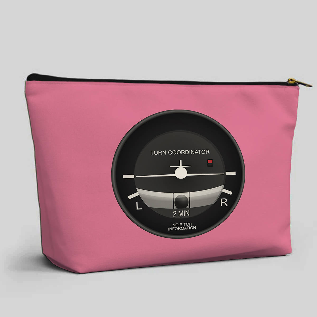 Airplane Instruments (Turn Coordinator) Designed Zipper Pouch