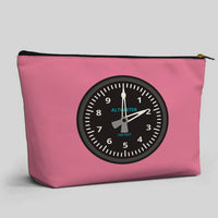 Thumbnail for Airplane Instruments (Altimeter) Designed Zipper Pouch