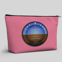 Thumbnail for Airplane Instruments (Gyro Horizon 2) Designed Zipper Pouch