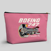 Thumbnail for Boeing 747 & PW4000-94 Engine Designed Zipper Pouch