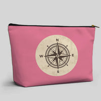 Thumbnail for Vintage Designed Compass Designed Zipper Pouch