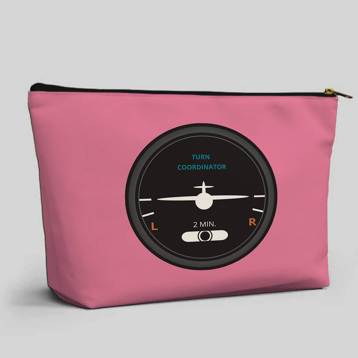 Airplane Instruments (Turn Coordinator 2) Designed Zipper Pouch