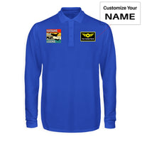 Thumbnail for Husband & Dad & Pilot & Legend Designed Long Sleeve Polo T-Shirts
