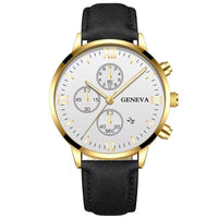 Thumbnail for Quartz Watch Men Roman Dial Watch Fashion Round Date Quartz Watch