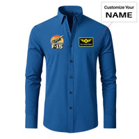 Thumbnail for Retro Fighter Jet F15 Designed Long Sleeve Shirts
