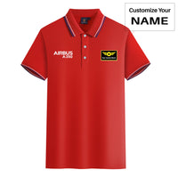 Thumbnail for Airbus A350 & Text Designed Stylish Polo T-Shirts
