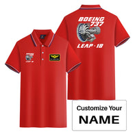 Thumbnail for Boeing 737 & Leap 1B Designed Stylish Polo T-Shirts (Double-Side)
