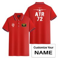 Thumbnail for ATR-72 & Plane Designed Stylish Polo T-Shirts (Double-Side)