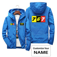 Thumbnail for Flat Colourful 767 Designed Thin Windbreaker Jackets